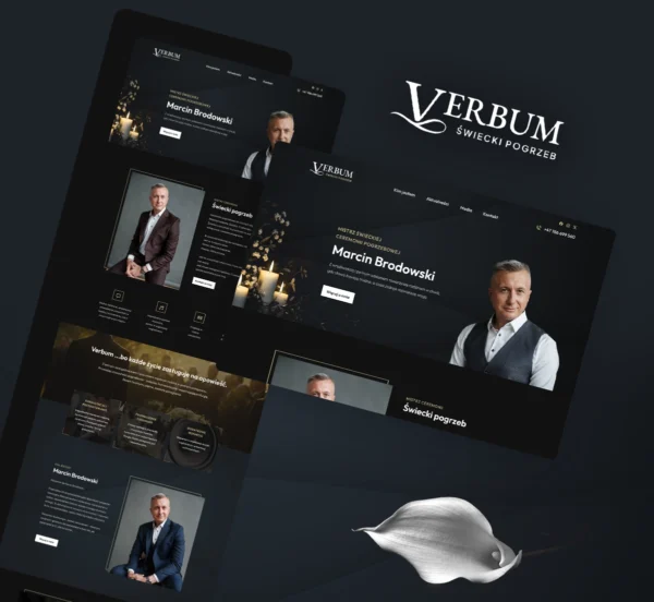 projekt strony verbum