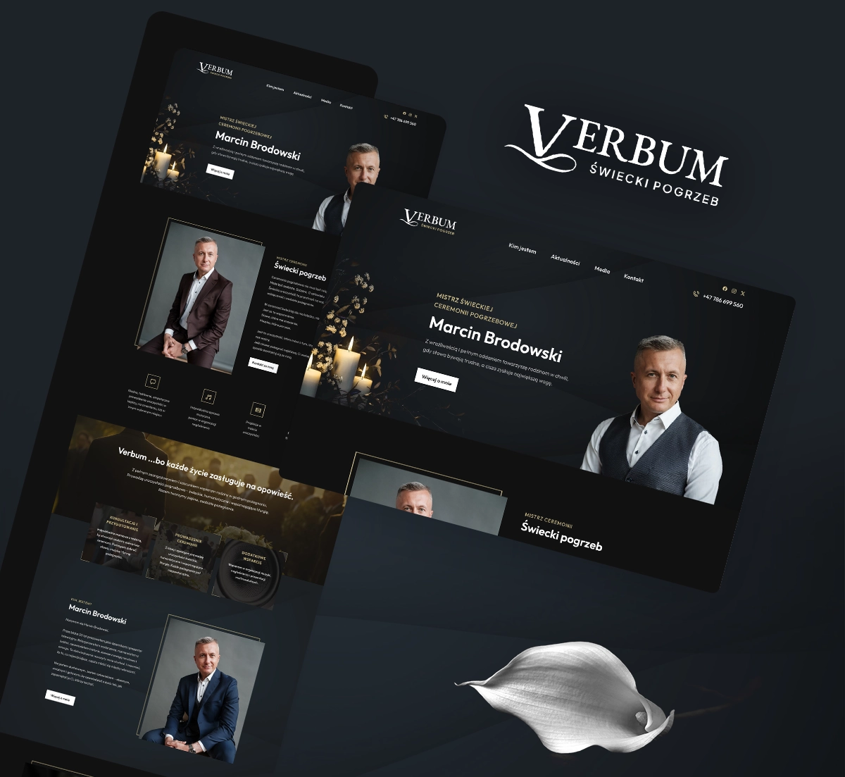 projekt strony verbum